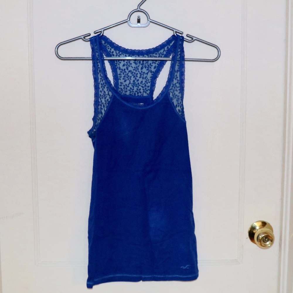 Royal Blue hollister tank top