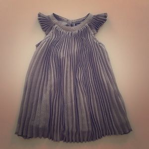 GAP KIDS shimmer pleated dress