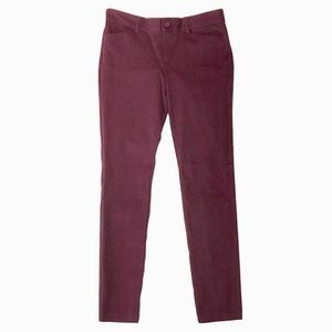 Gap Slim City Rich Wine Colored Pants