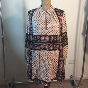 Free People printed tunic - size large