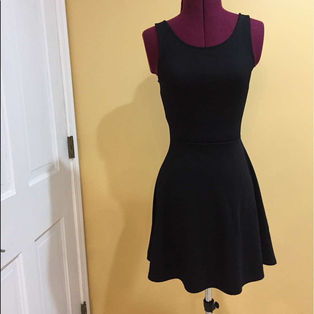Black cutout dress