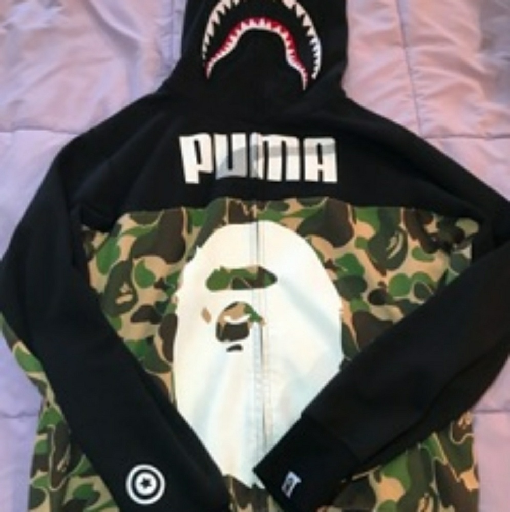 Bape Puma collab hoodie