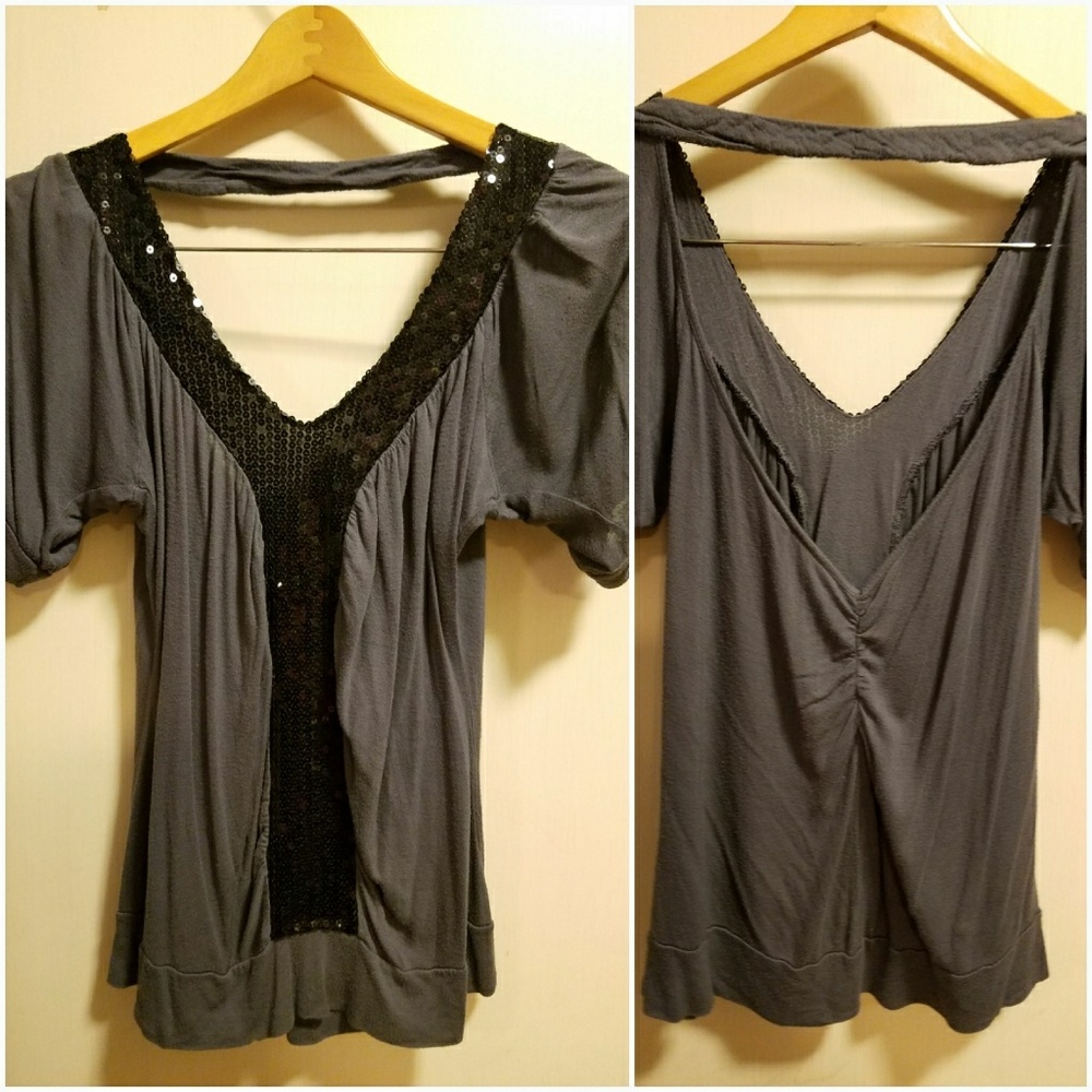 Beautiful sequins detail blouse