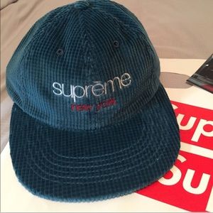 Supreme Waffle Corduroy Hat