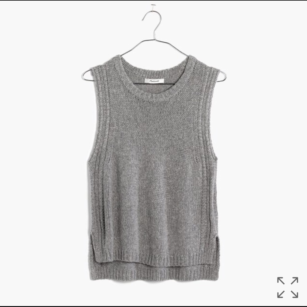 Madewell edgestitch sweater-vest