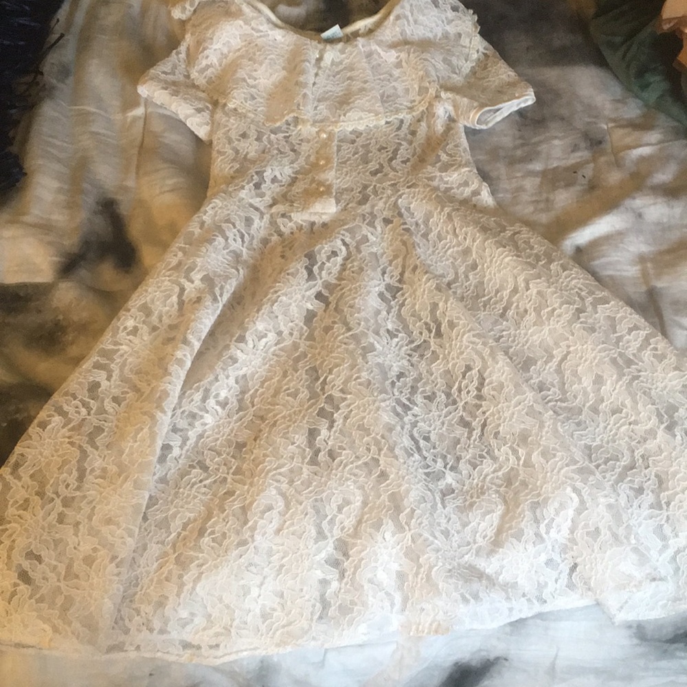 vintage all lace babydoll dress