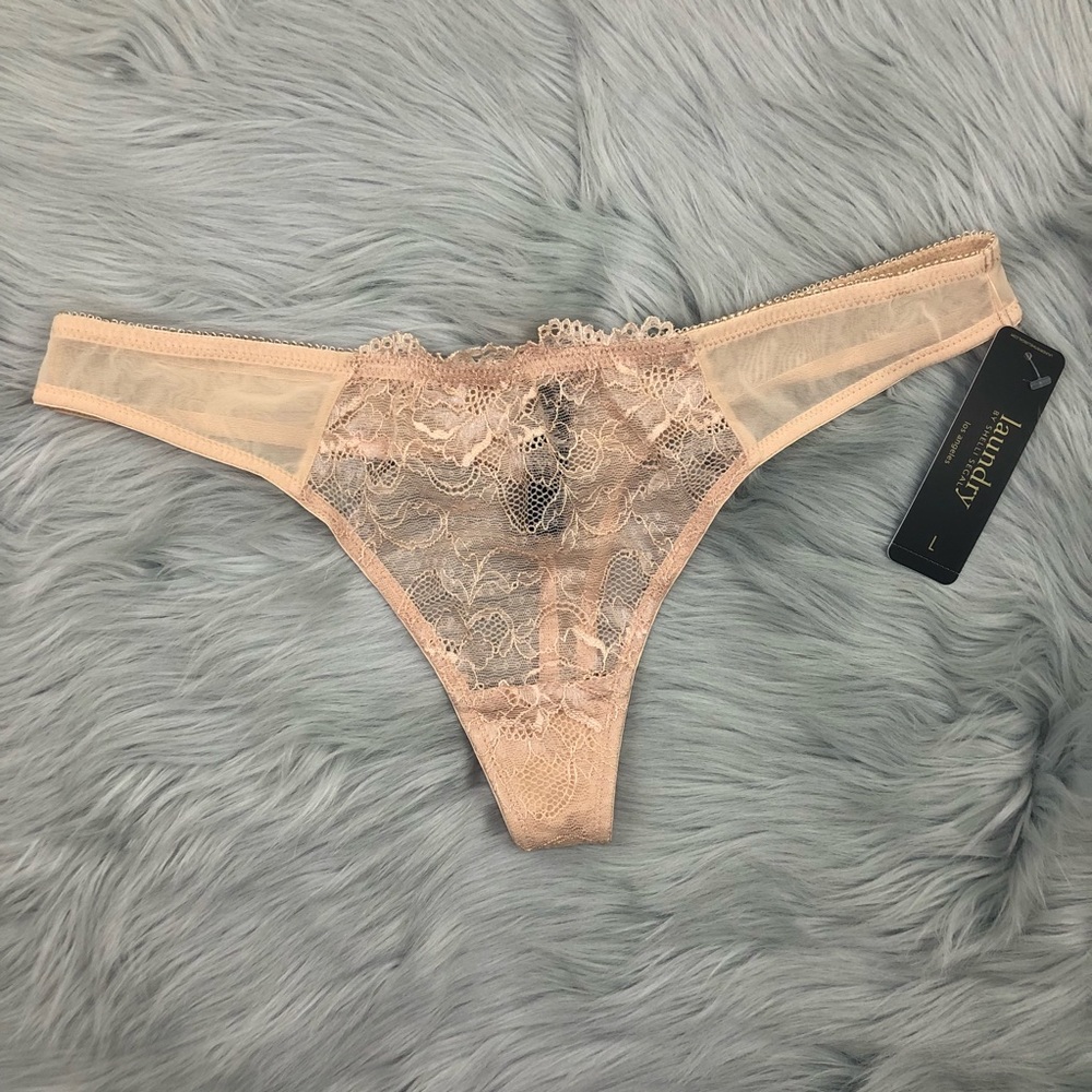 Nude lace Thong Panty