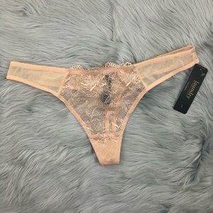 Nude lace Thong Panty