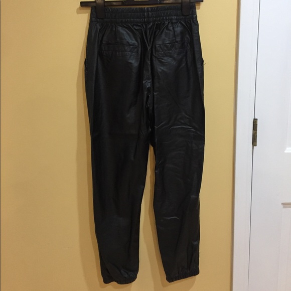 SOLD Nordstroms leather joggers - Picture 5 of 6