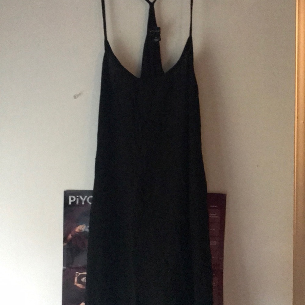 Black bathing suite cover up