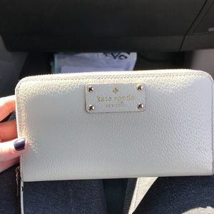Kaye Spade cream wallet