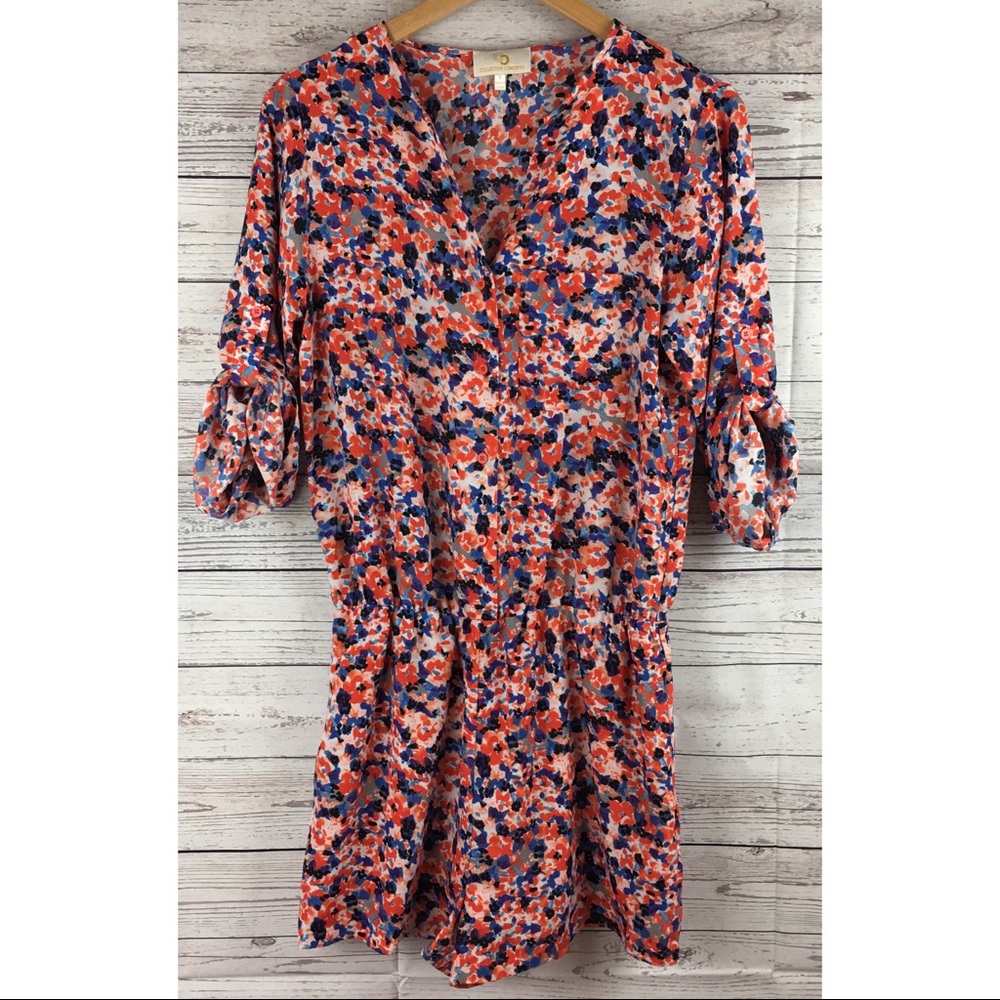 Collective Concepts Floral Romper Sz Small