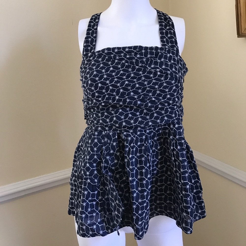 Women's Maeve halter top from Anthropologie