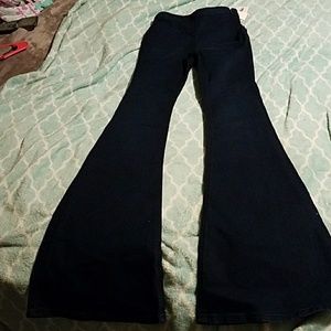 Abercrombie wide leg stretch jeans brand new