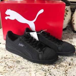 Puma black sneakers