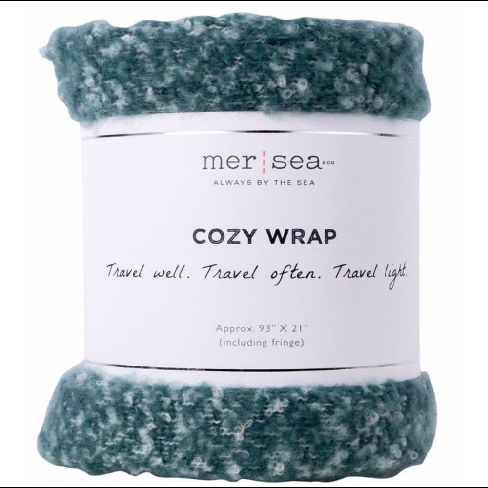 Brand new teal blue scarf wrap