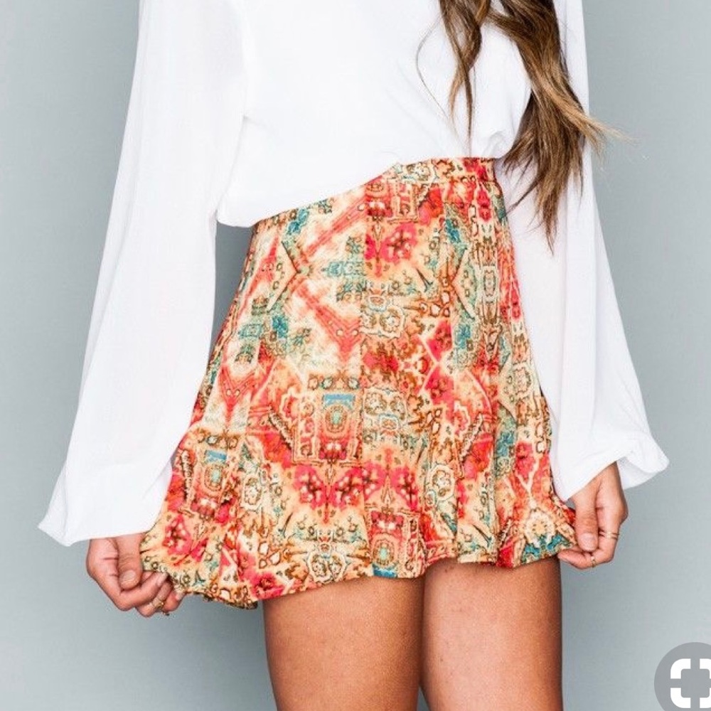 Show me your mumu skater stretch skirt