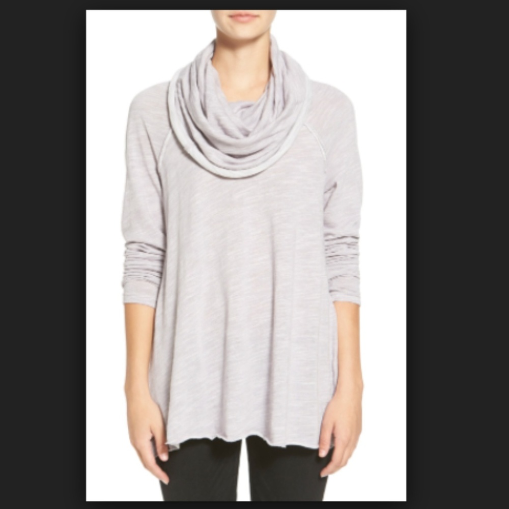 SALE Free People 'Beach Cocoon' Cowl Neck Pullover