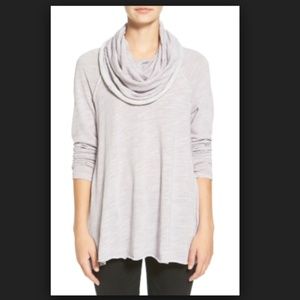 SALE Free People 'Beach Cocoon' Cowl Neck Pullover