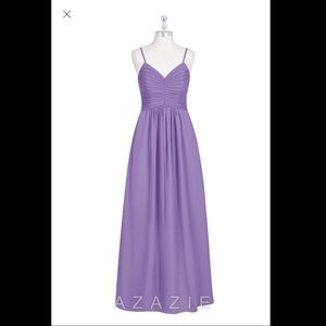 Azazie Paola bridesmaid dress in Tahiti