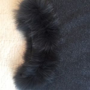 Brand new Wool/fur poncho sweater.