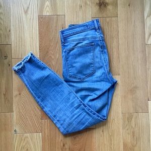 9” rise gap skinny ankle jeans