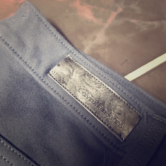 Navy Calvin Klein stretchy jeans - Picture 1 of 5