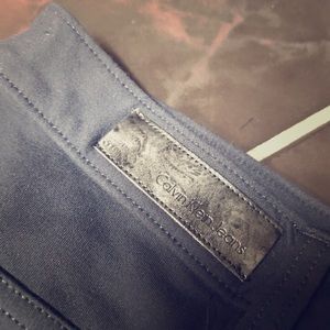 Navy Calvin Klein stretchy jeans