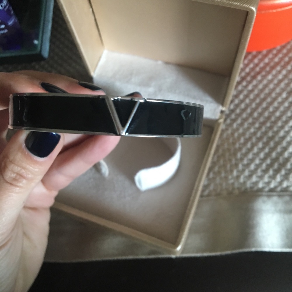 Vince silver and black bracelet .