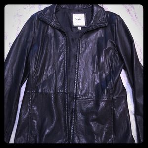 Marc New York Leather Coat 🧥