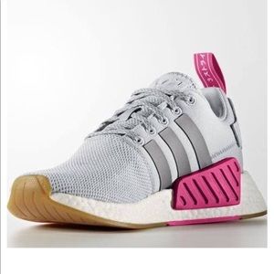 Brand new NMD R_2 grey and pink