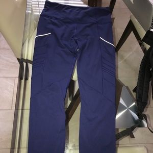 Navy Lululemon speed tights size 6