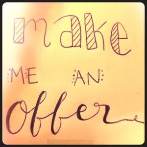 Make me an offer!