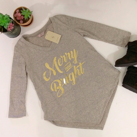 Merry & Bright Soft Christmas Sweater - Picture 2 of 8