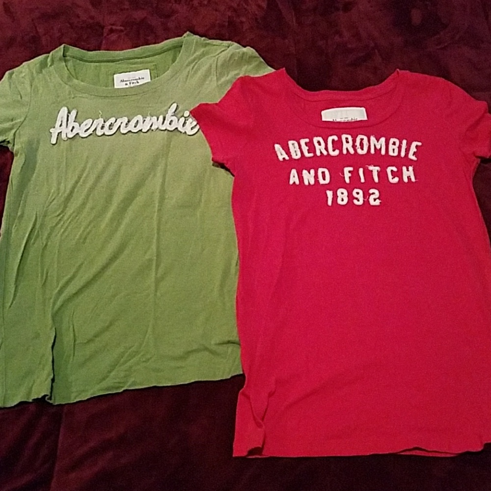 Lot of 2 Abercrombie & Fitch tees