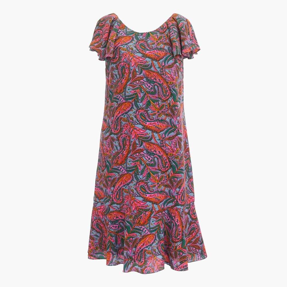 J. Crew paisley dress