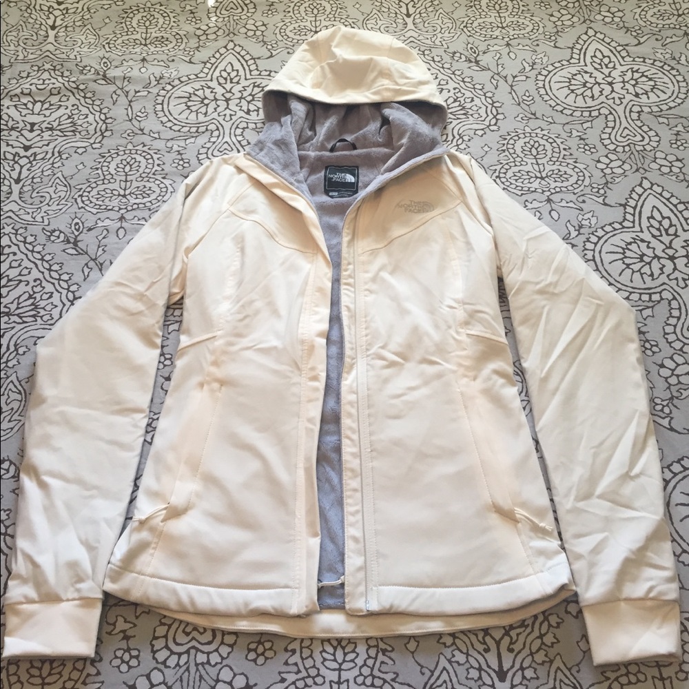 NWOT North Face fleece lined hooded jacket