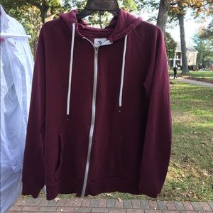 Cedar wood state maroon hoodie