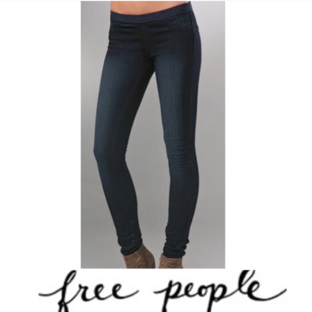 Free people slit legging jeans