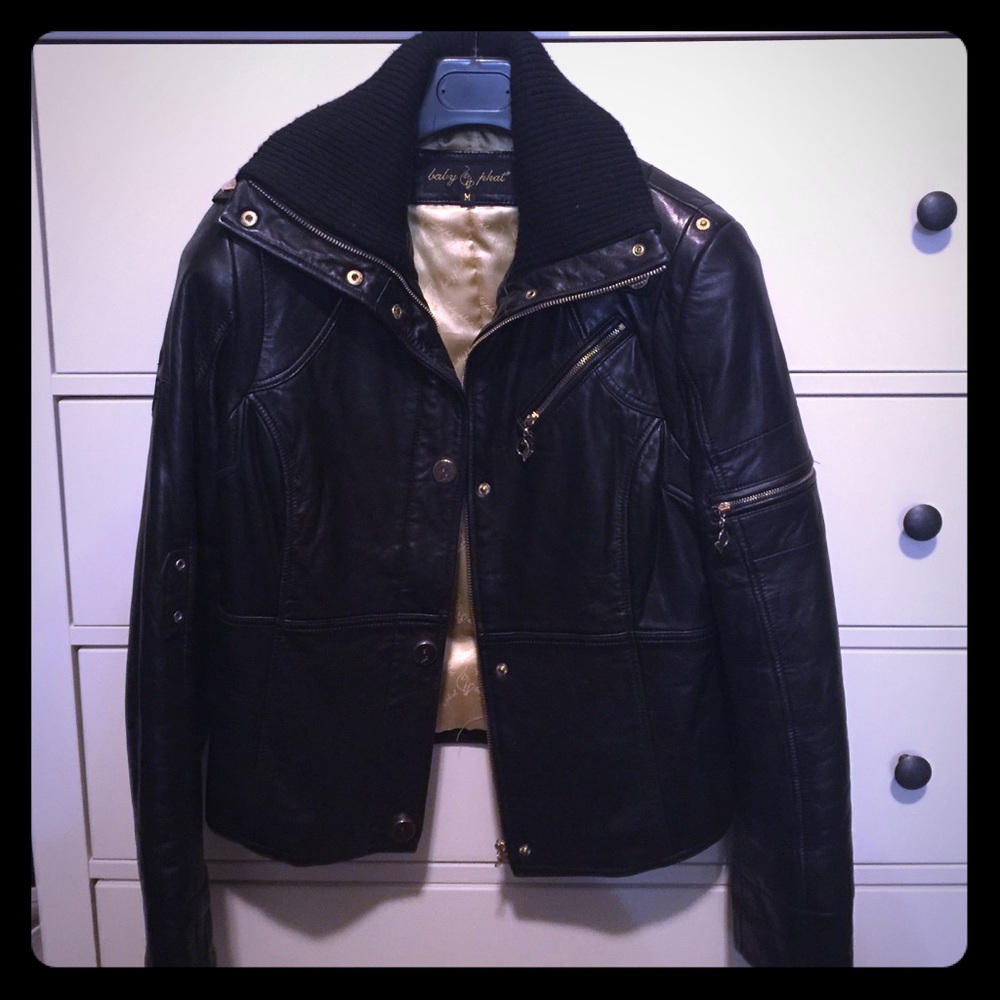 Authentic Baby Phat Leather Jacket Never Worn