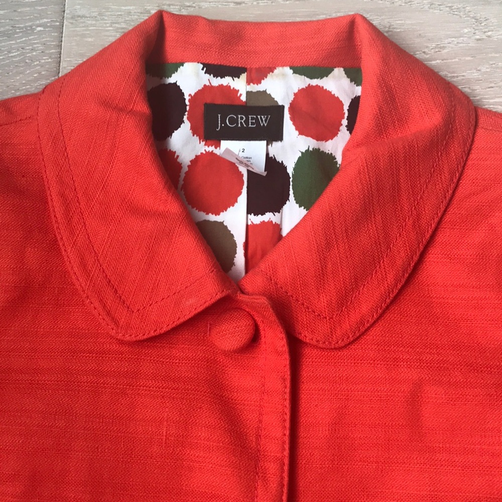 J. Crew Cotton/Linen coat