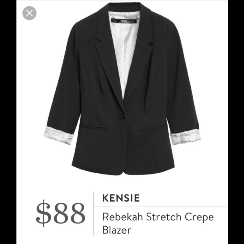 💞 REDUCED 💞 NWT BLACK nicely Lined BLAZER