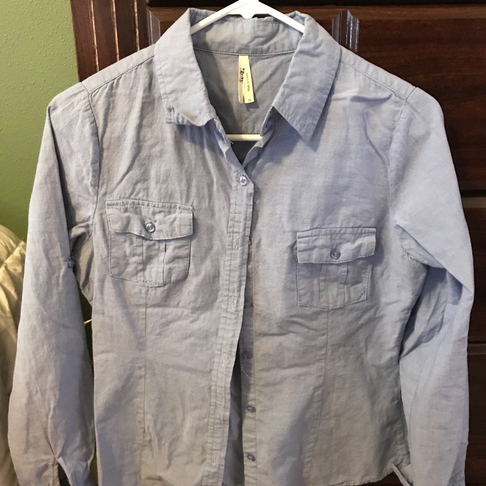 Women’s blue blouse