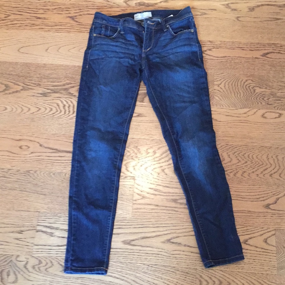 Free People dark denim skinny jeans
