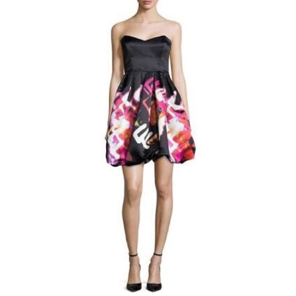 Parker Black Remi Strapless Cocktail Dress NWOT