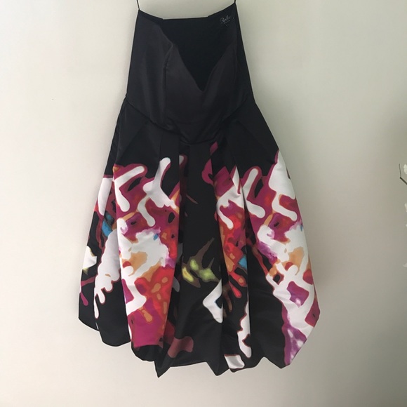 Parker Black Remi Strapless Cocktail Dress NWOT - Picture 3 of 8