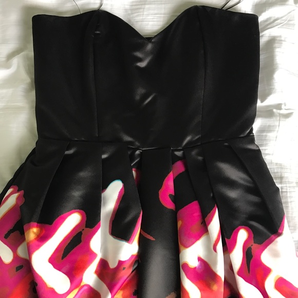 Parker Black Remi Strapless Cocktail Dress NWOT - Picture 2 of 8