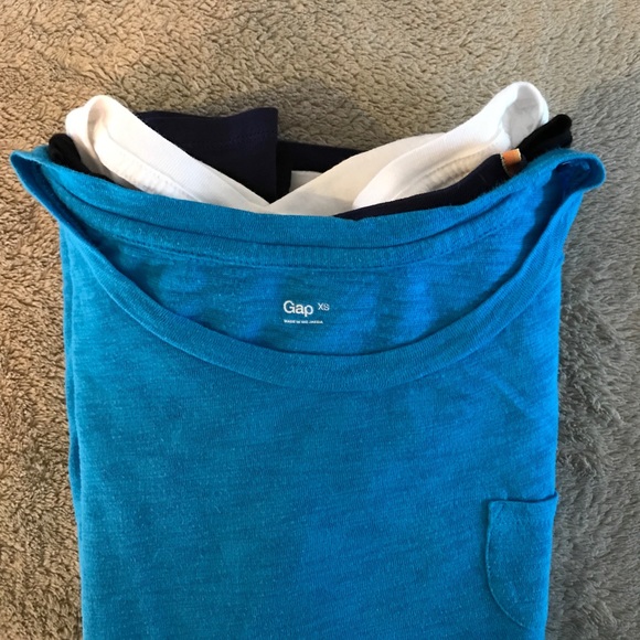 Four Cotton Tees by GAP XS & S - Picture 8 of 8