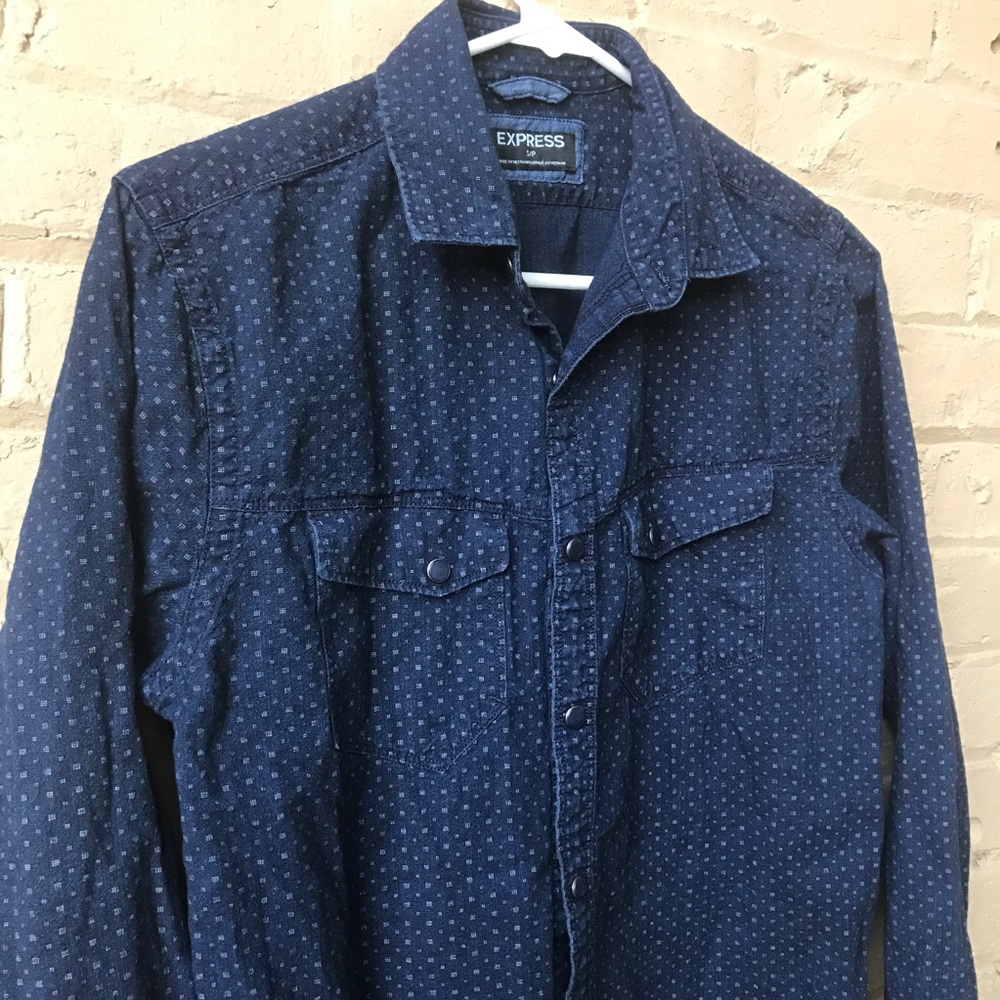 Men's Express Denim button down