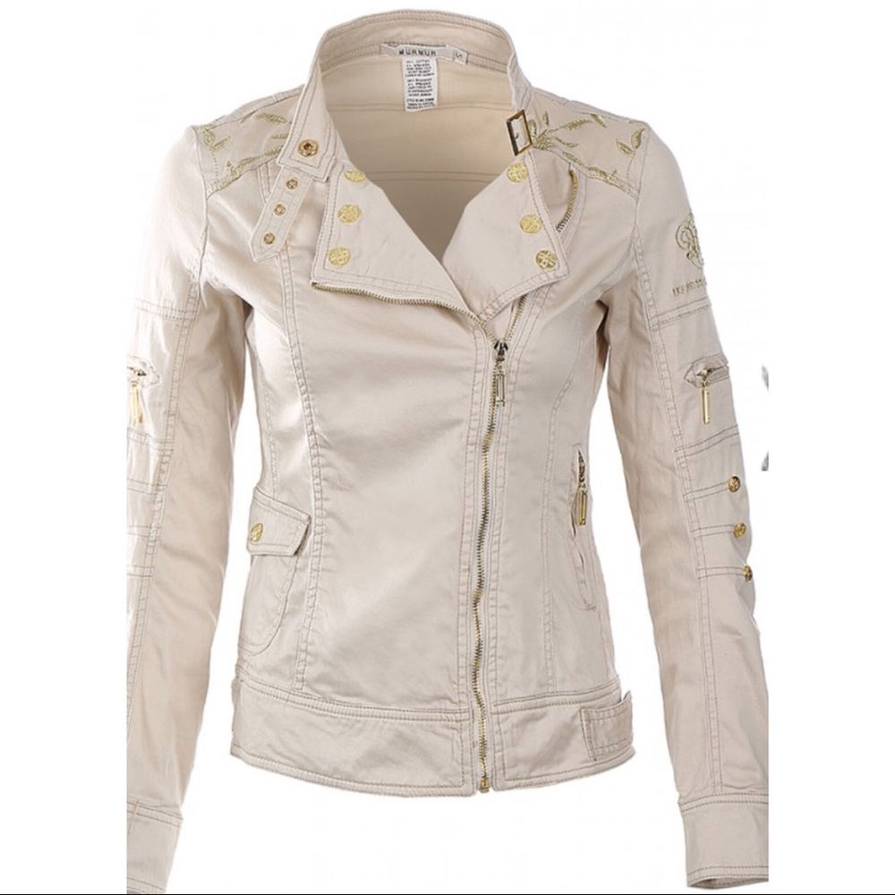 Embroidered zip up Jacket - Picture 2 of 4
